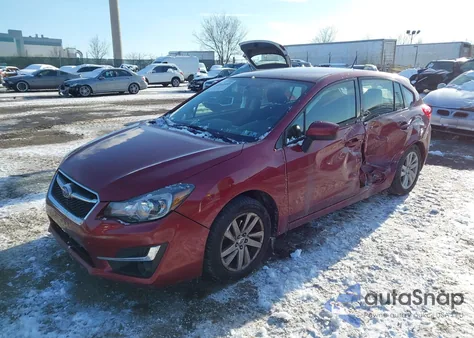 2015 Subaru Impreza 2.0I Premium z USA, uszkodzony, nr VIN JF1GPAC64F8310376